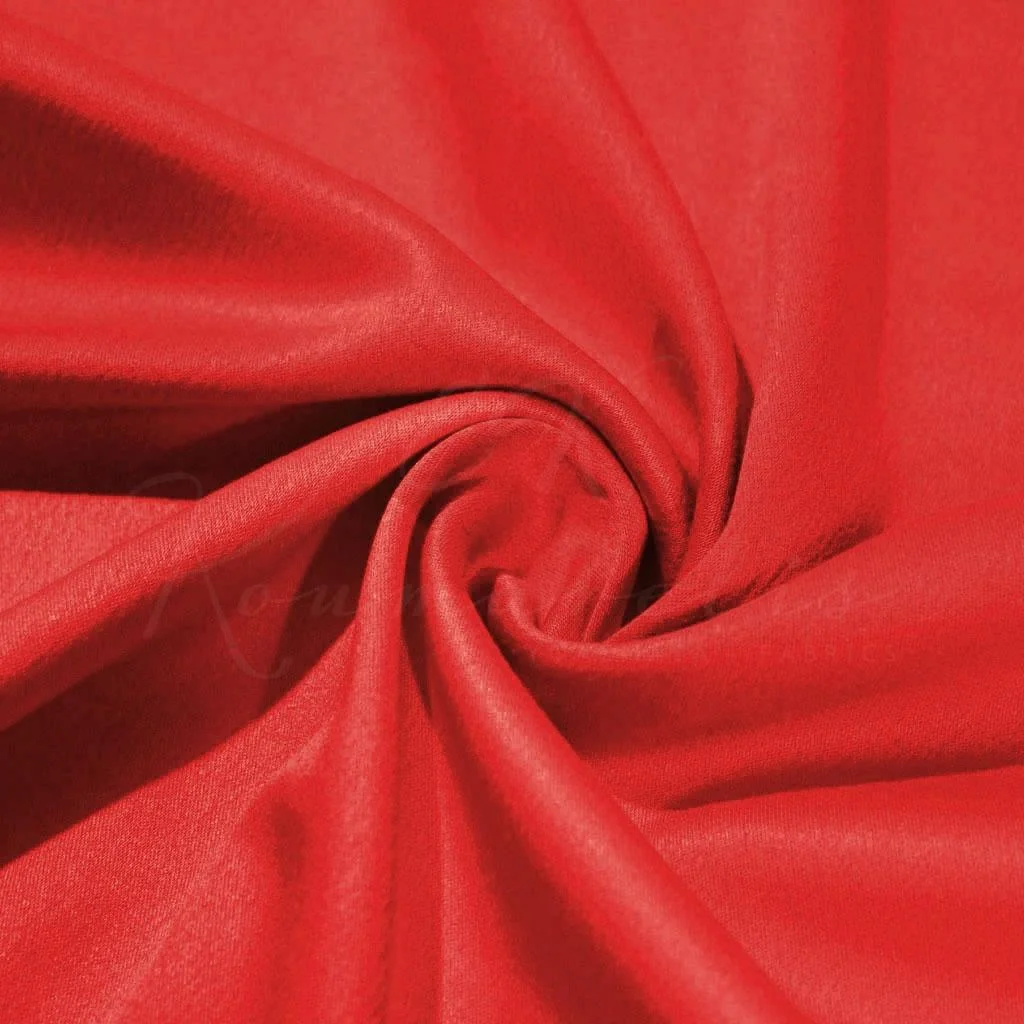 Rasmir Crepe Satin - Red - 1