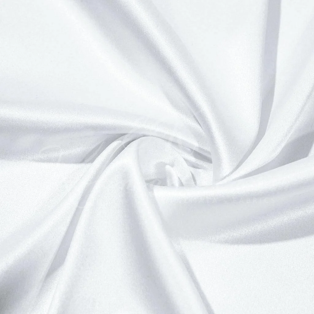 Rasmir Crepe Satin - White - 1