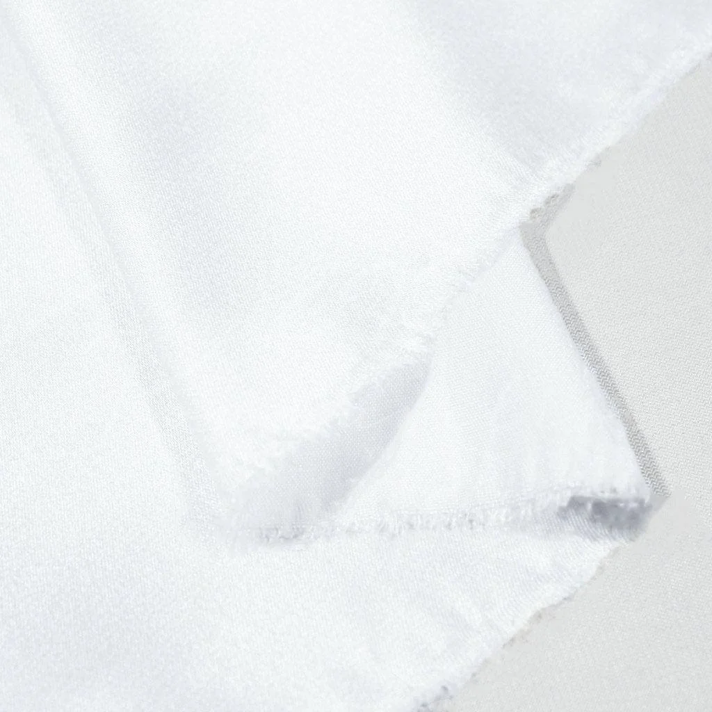 Rasmir Crepe Satin - White - 2