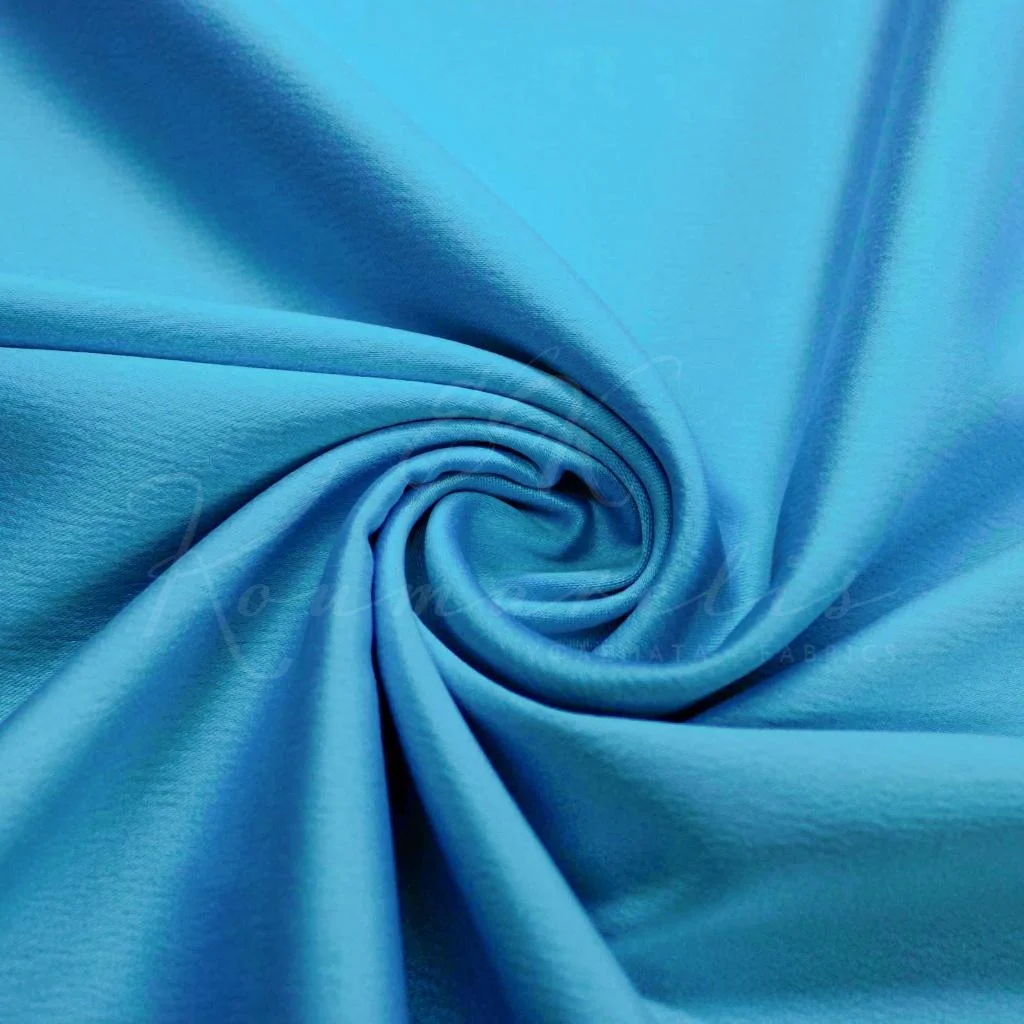 Rasmir Crepe Satin - Blue Turquoise - 1