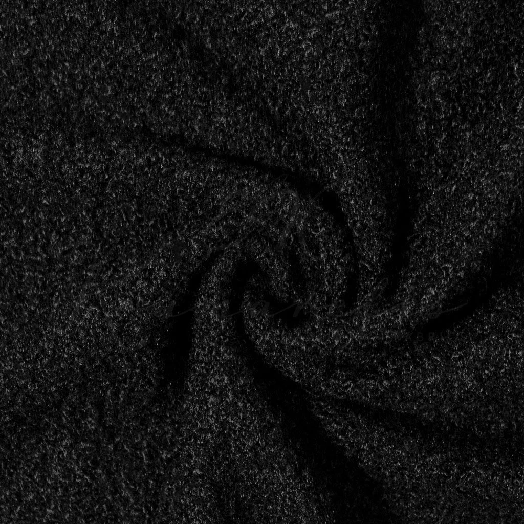 Boucle Fabric - Black - 1
