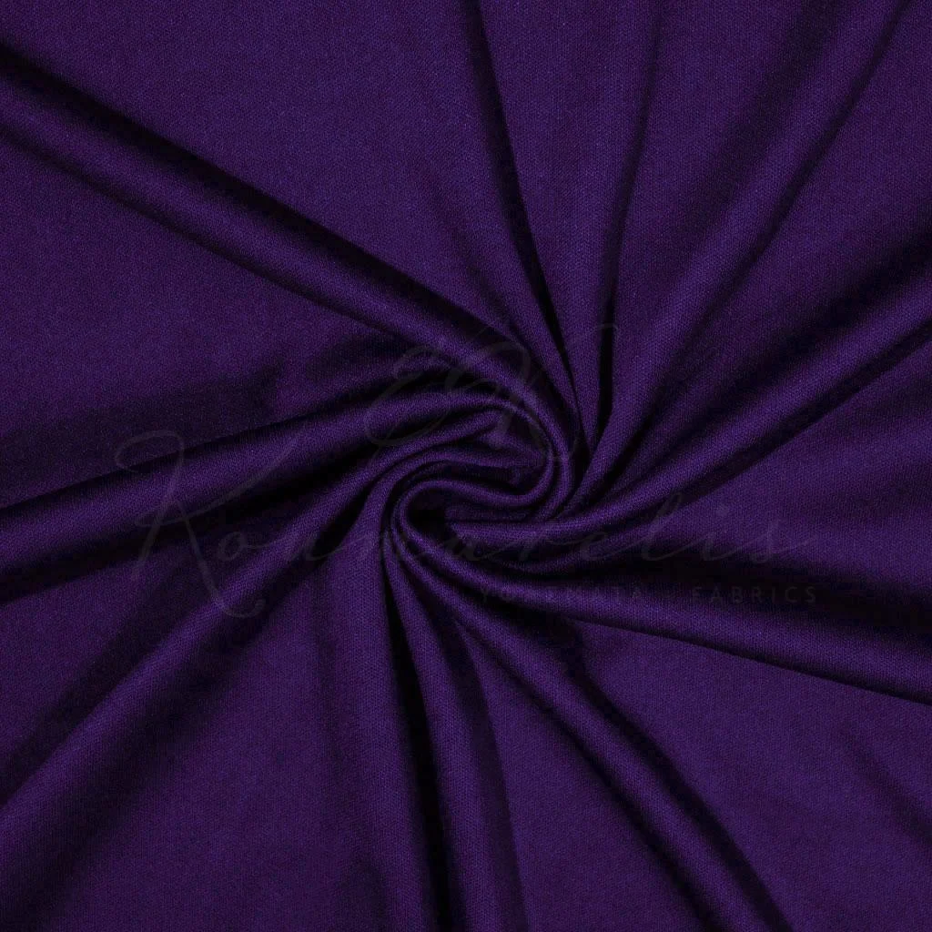 Φόδρα Ελαστική Interlock - Μωβ Μελιτζανί - 1