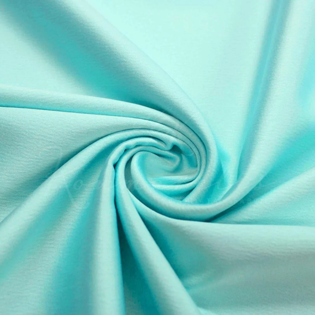 Rasmir Crepe Satin - Aqua - 1