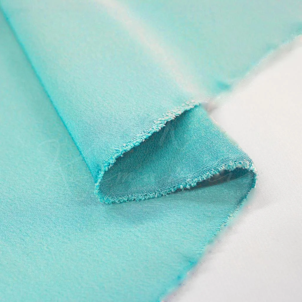 Rasmir Crepe Satin - Aqua - 2