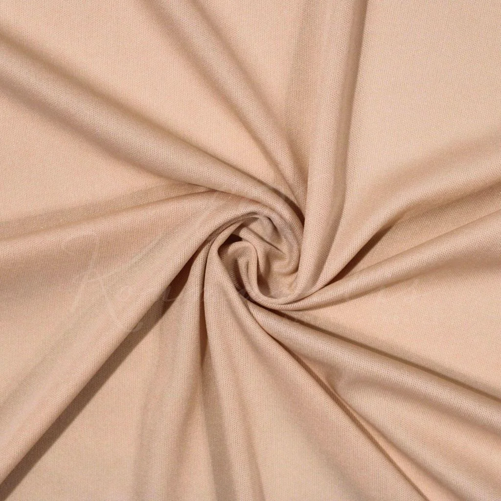 Φόδρα Ελαστική Interlock - Μπεζ Ροζ - 1