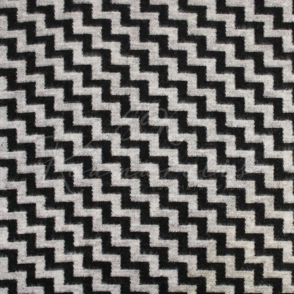 Chevron με Μαλλί - Ανοιχτό Γκρι - 1