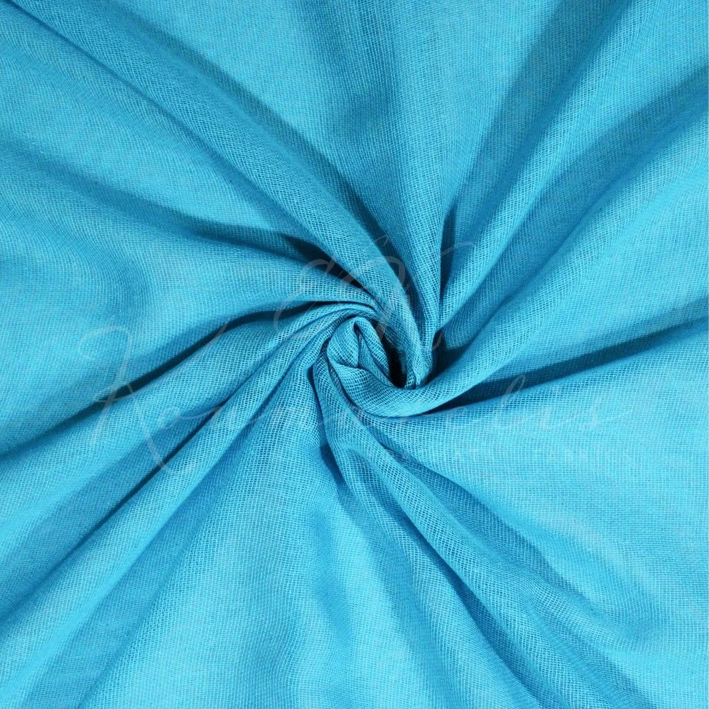 Turquoise Cotton Gauze
