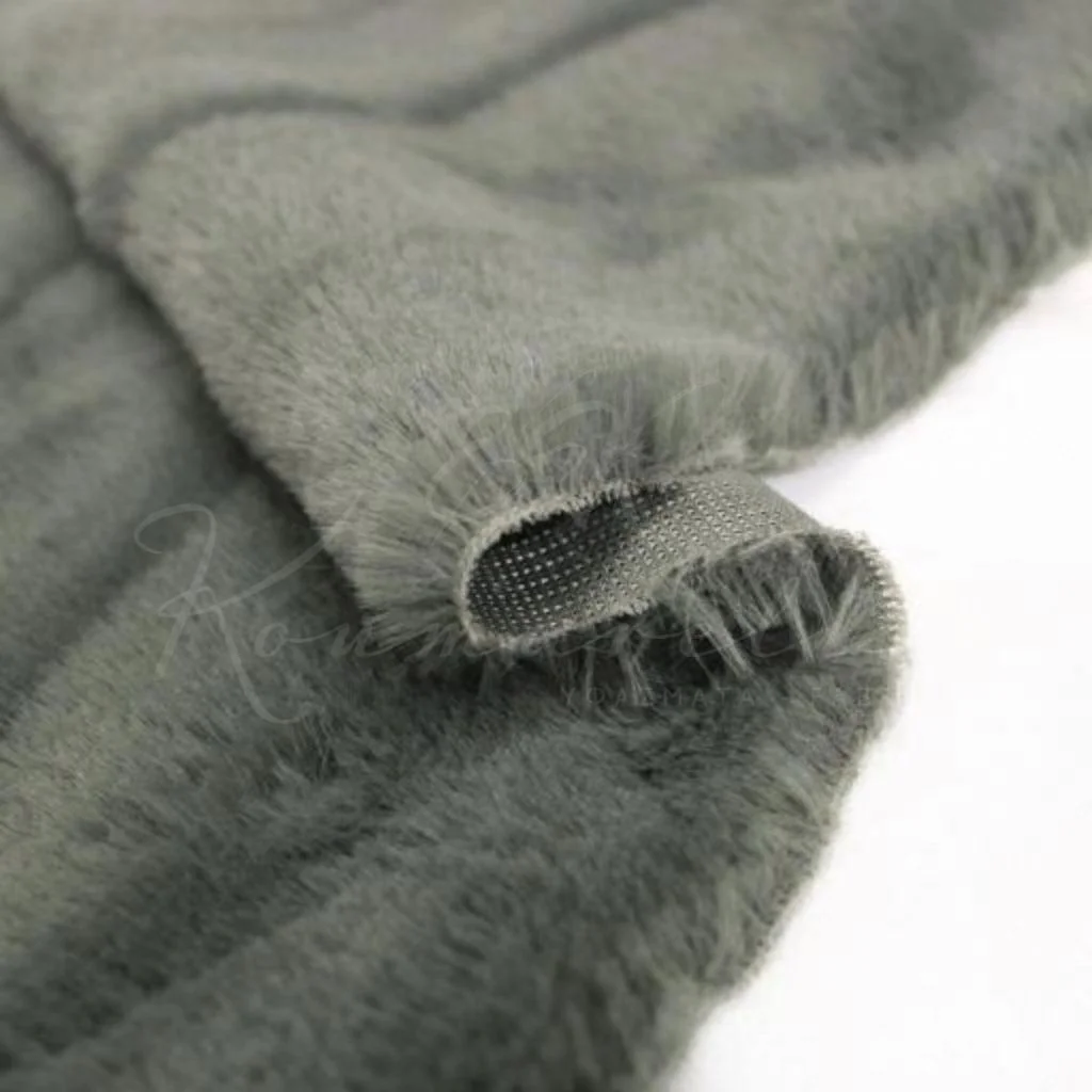 Γούνα Οικολογική Super Soft - Γκρι Βεραμάν - 2