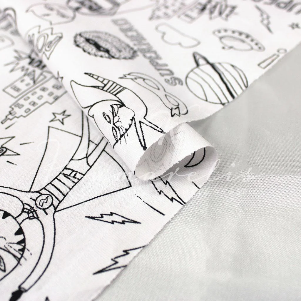 Ποπλίνα Color Me 100% Βαμβάκι - Superheroes - 3