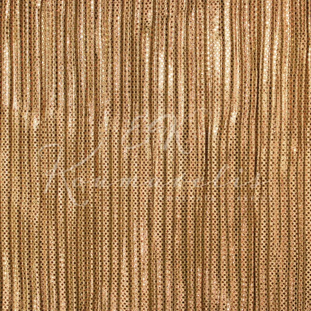 Πλισέ Σατινέ Foil - Χάλκινο Χρυσό - 1