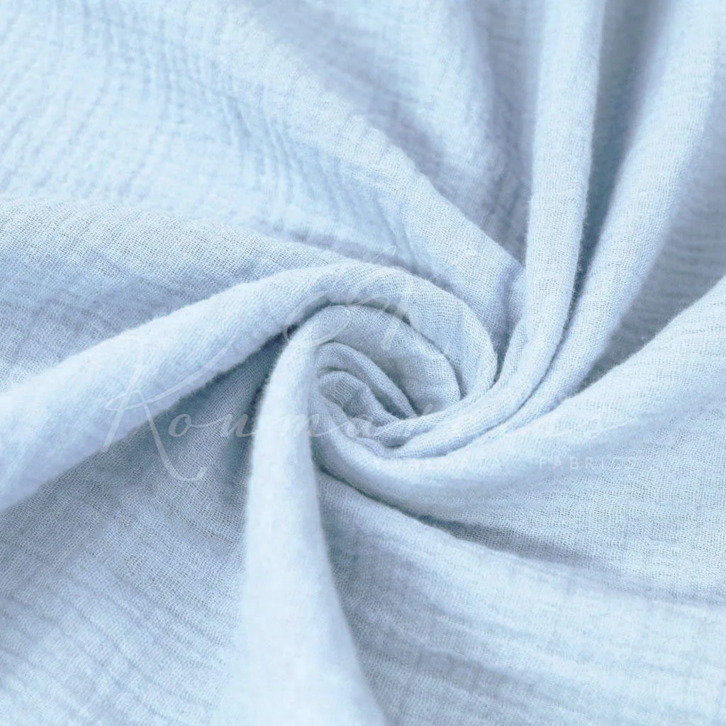 Μουσελίνα Βαμβακερή (Double Gauze) - Σιελ - 1