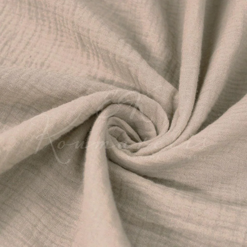 Μουσελίνα Βαμβακερή (Double Gauze) - Μπεζ - 1