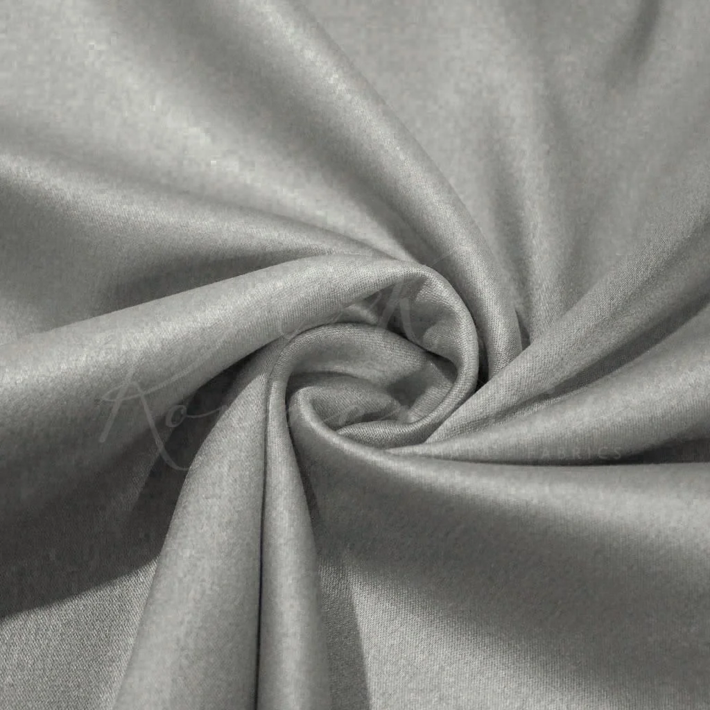 Rasmir Crepe Satin - Olive Grey - 1