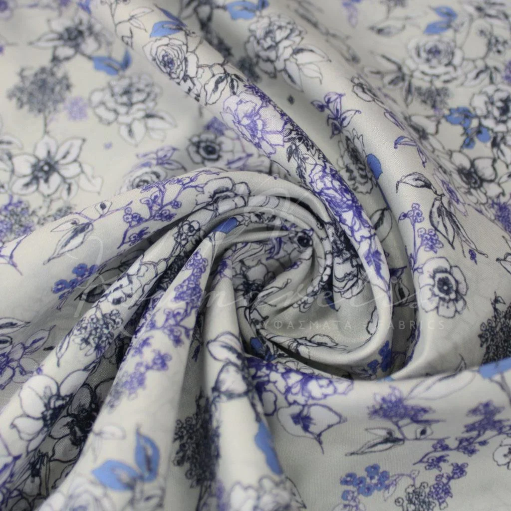 Stable Printed Lining – Floral - 2