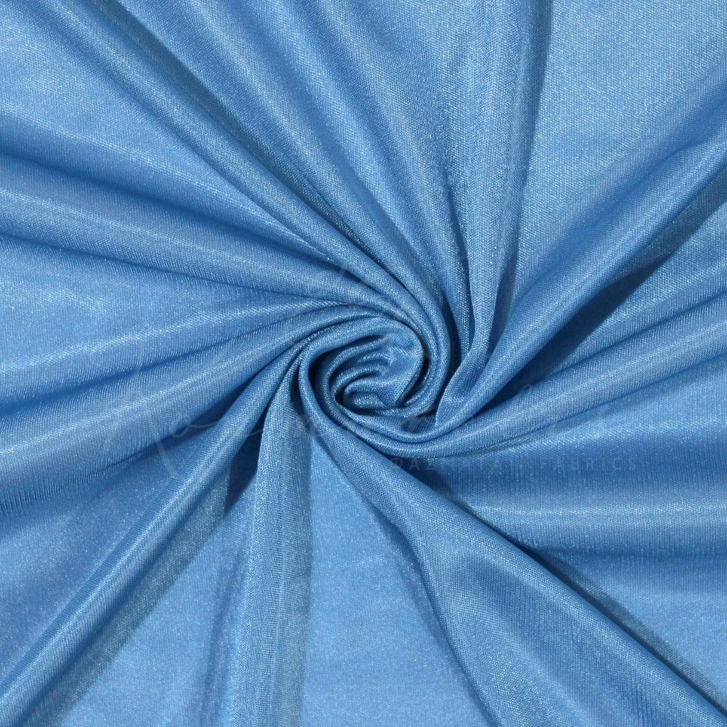 Bodre Jersey Lining - Light Blue Raffia - 1