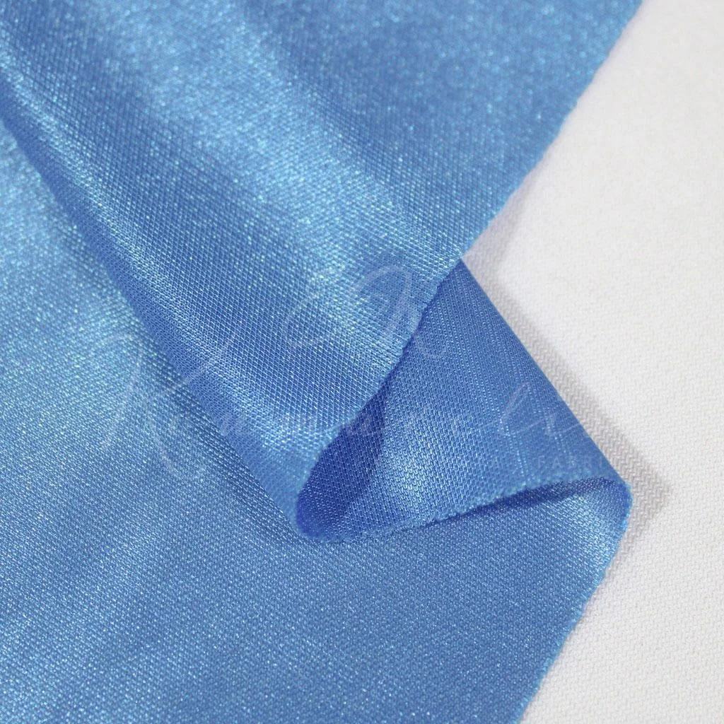 Bodre Jersey Lining - Light Blue Raffia - 2