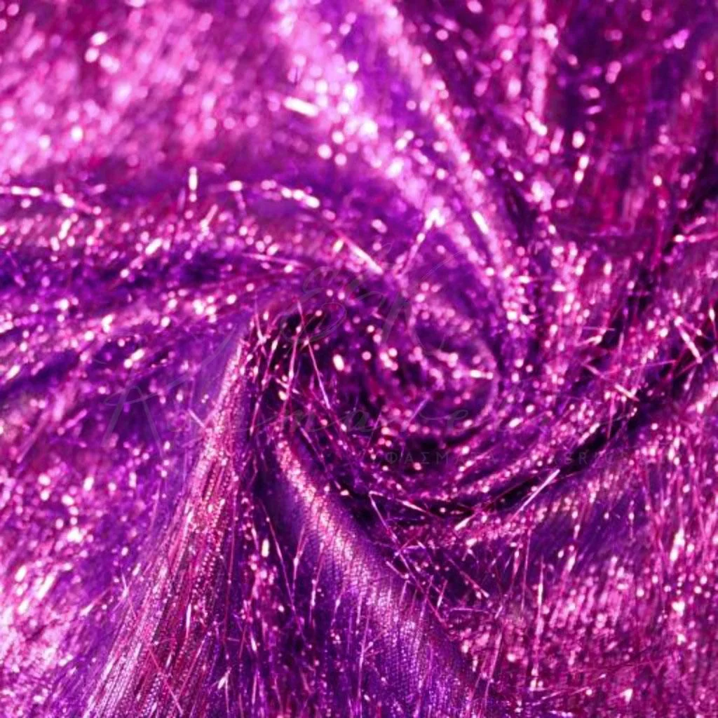 Ύφασμα Tinsel Metallic - Μωβ - 2