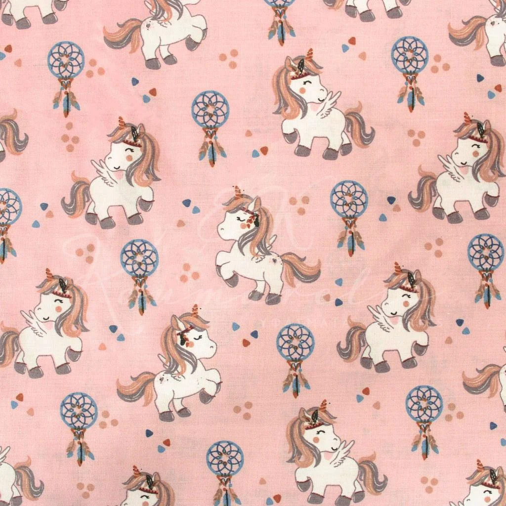 Έτοιμο Σεντονάκι Ράντζου Νηπίων - Boho Μονόκεροι και Ονειροπαγίδες - 2