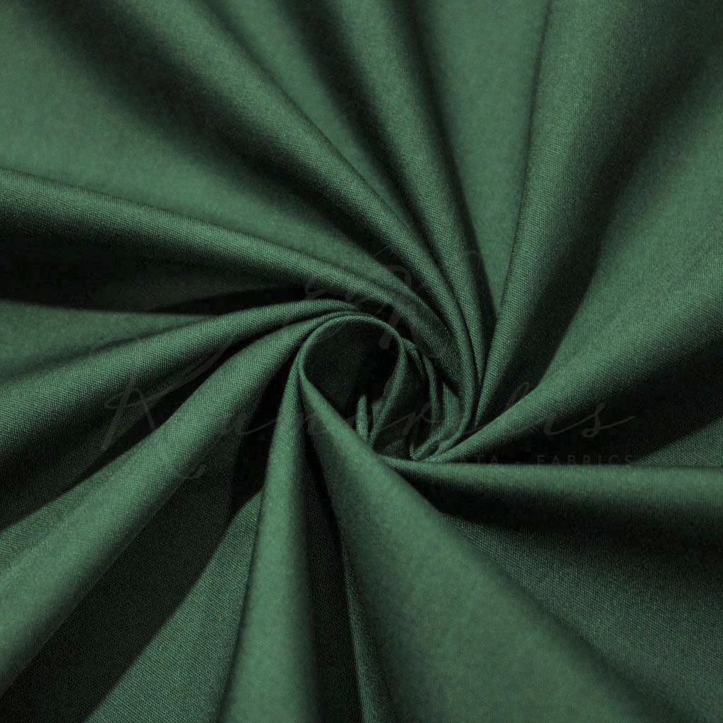 Poplin - Dark Green - 1