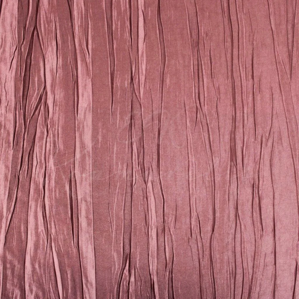 Pleated Taffeta – Iridescent Dusty Pink - 1