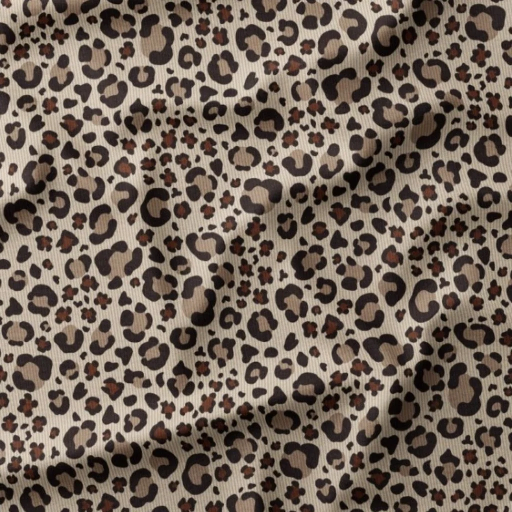 Κοτλέ Χιλιόριγο - Animal print Μπεζ - 1