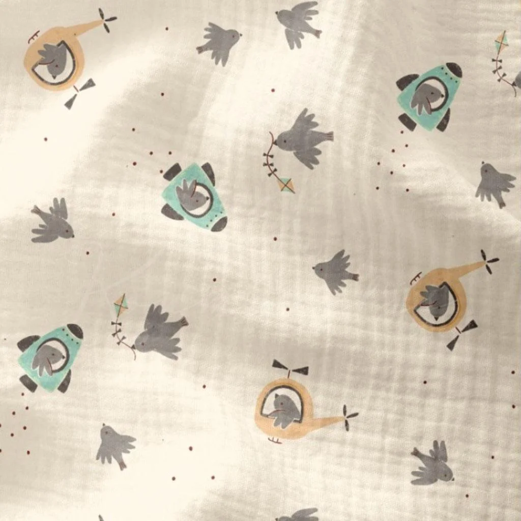 Double Gauze - Pilot Birds - 1