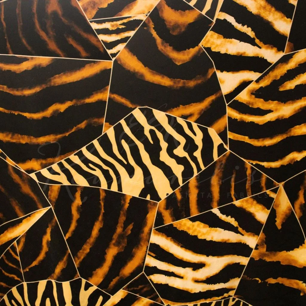 Βελούδο Σιφόν Ελαστικό - Animal Print - 1