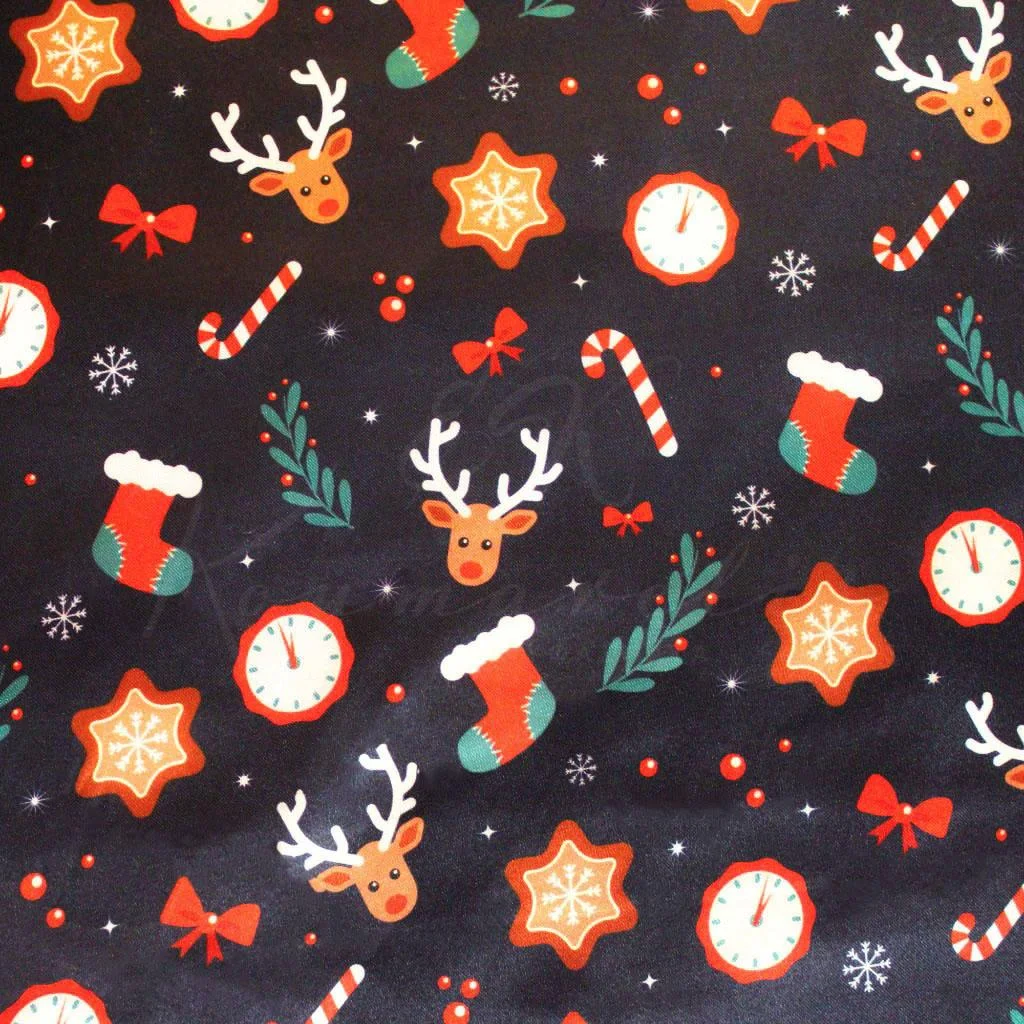 Σατέν Φόδρα - Χριστουγεννιάτικα Σχέδια - 1