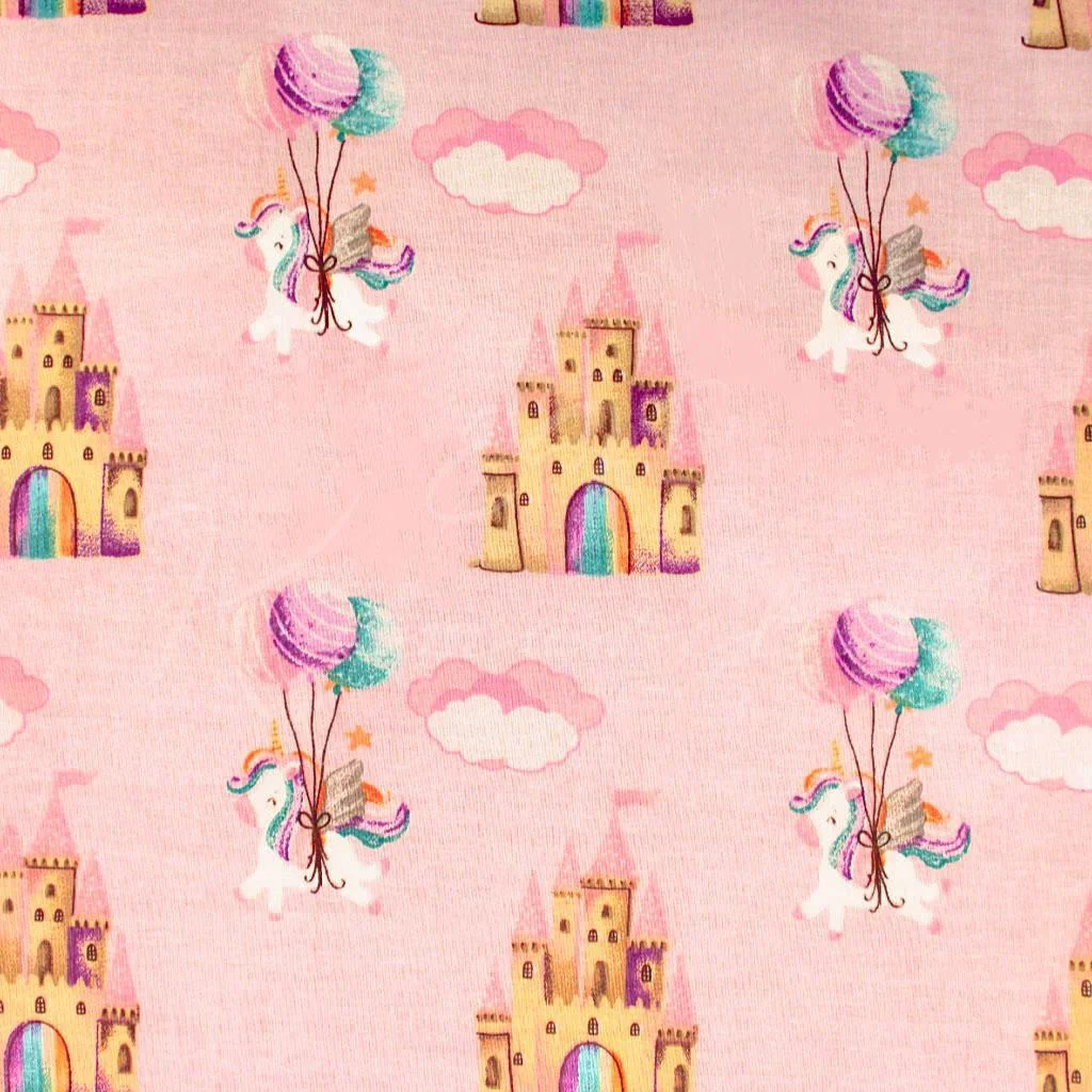 Bedding 100% Cotton - Unicorns and Castles - 1