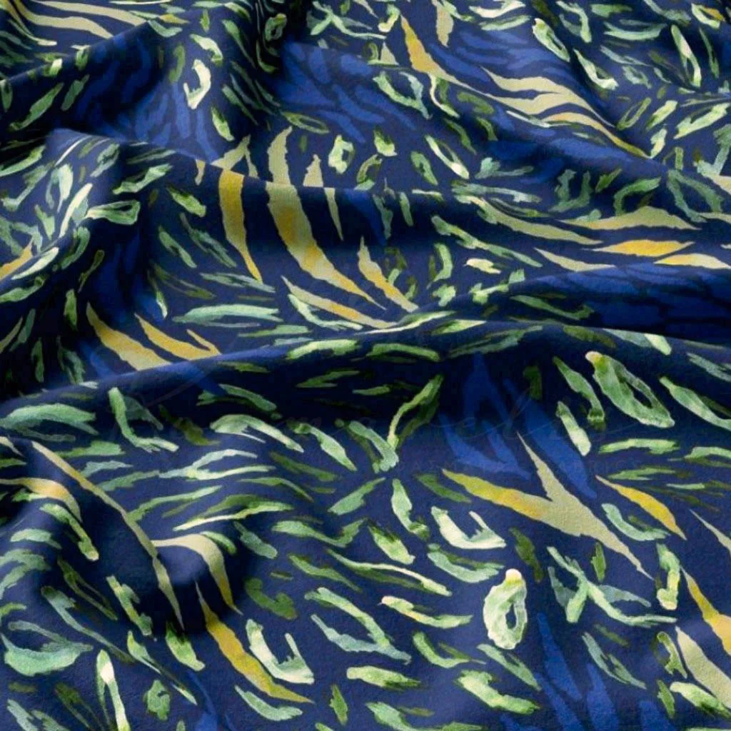 Viscose – Seaweed Blue - 2