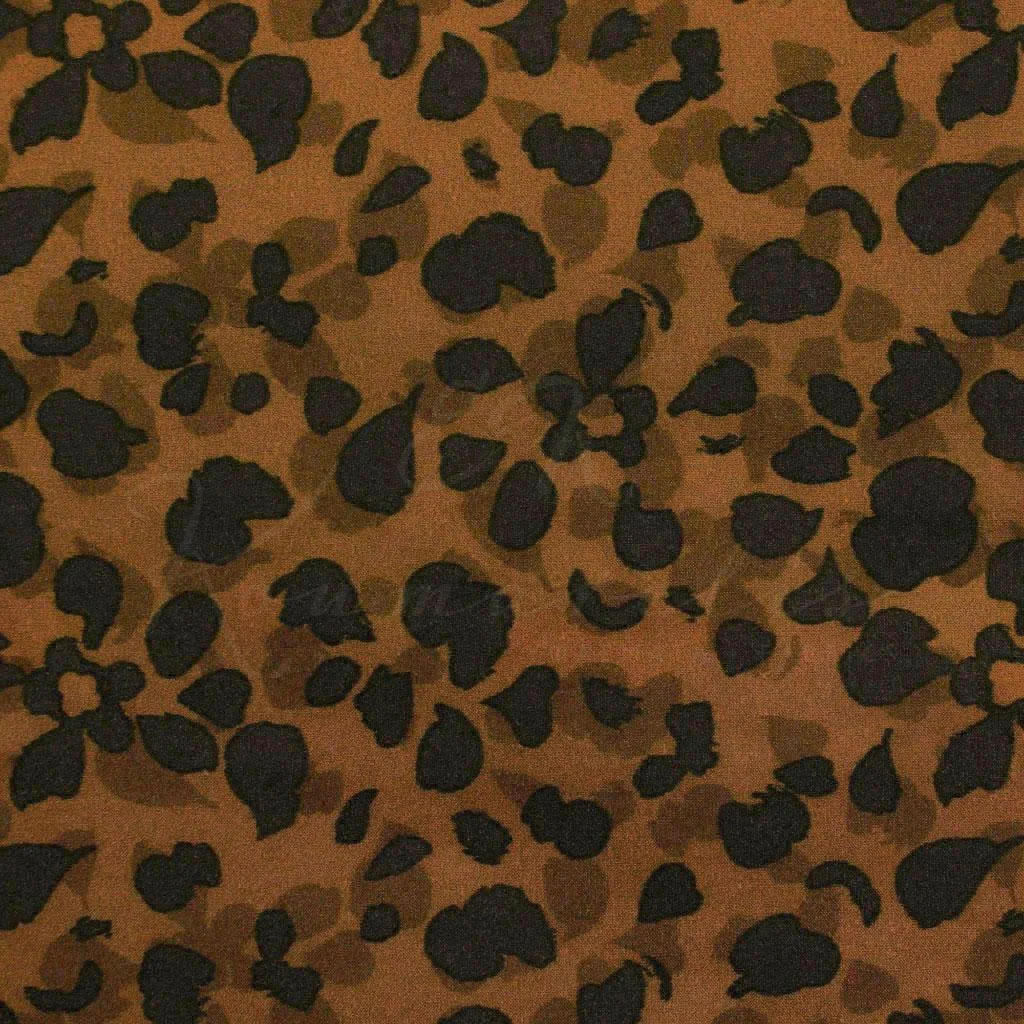 Βισκόζ - Καφέ Βαθύ animal print - 1