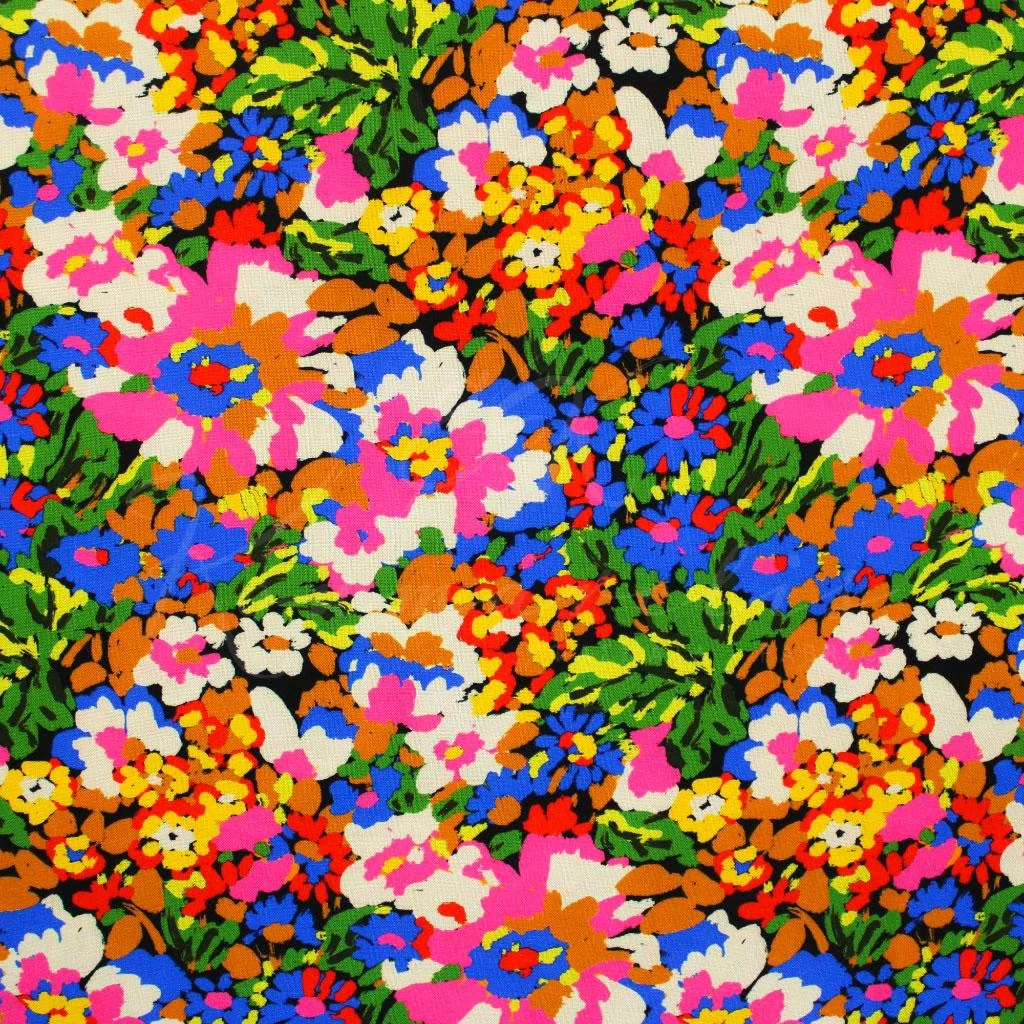 Βισκόζ - Φλοράλ Πολύχρωμο - 1