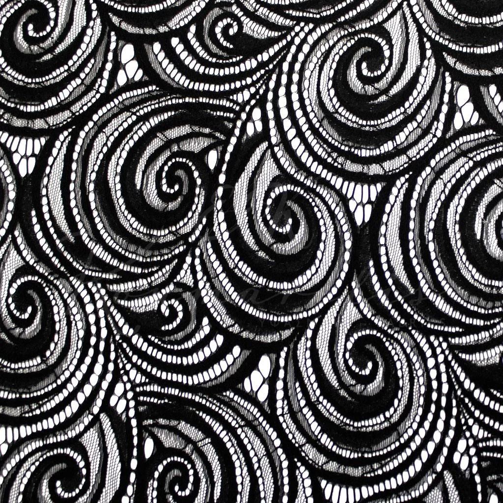 Spiral Lace - Black - 2