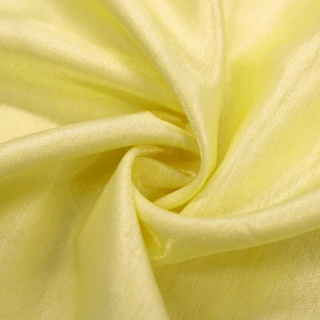 Charmeuse Satin - Lemon Yellow - 2