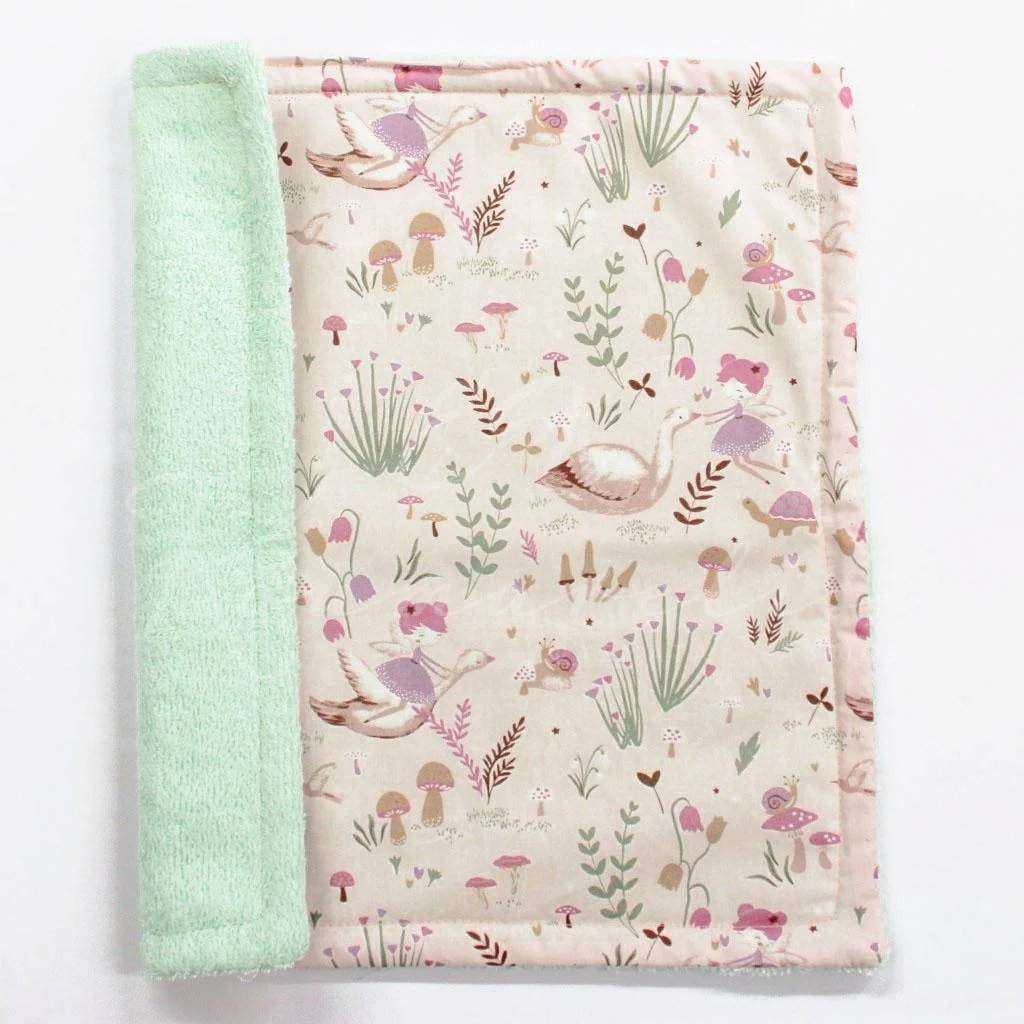 Ready-Made Meal Placemat – Fairies & Swan Mint Green - 1