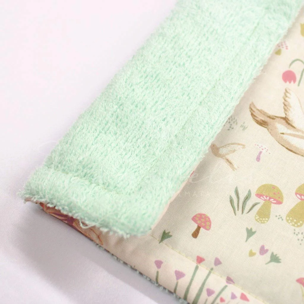 Ready-Made Meal Placemat – Fairies & Swan Mint Green - 2