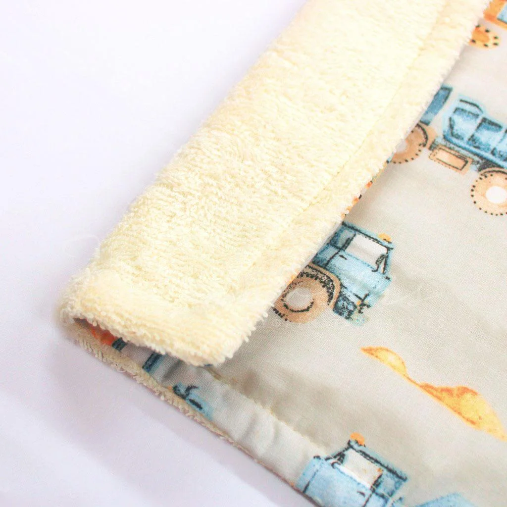 Ready-Made Meal Placemat –  Bulldozers Ecru - 2