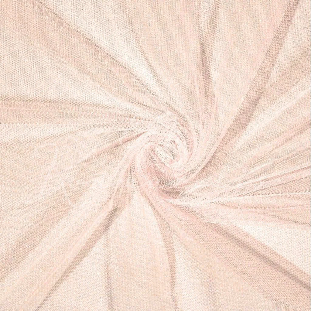 Tulle Elastic - Nude Pink (Silicone Net) 3 meters width - 1