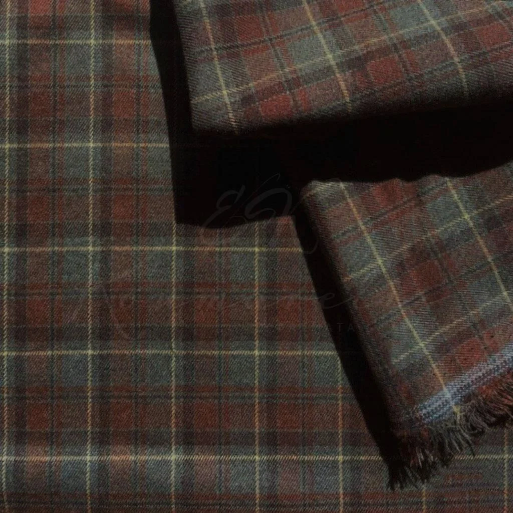 Καρό Σκωτίας - Γκρι Μαρόν - 2
