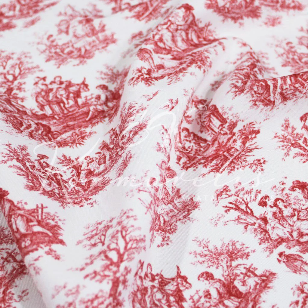 Microfiber - French Countryside Red - 2