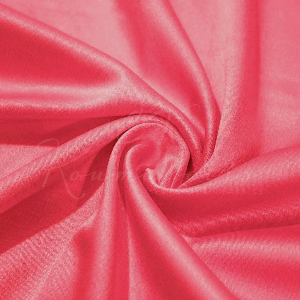 Rasmir Crepe Satin - Rose Pink - 1
