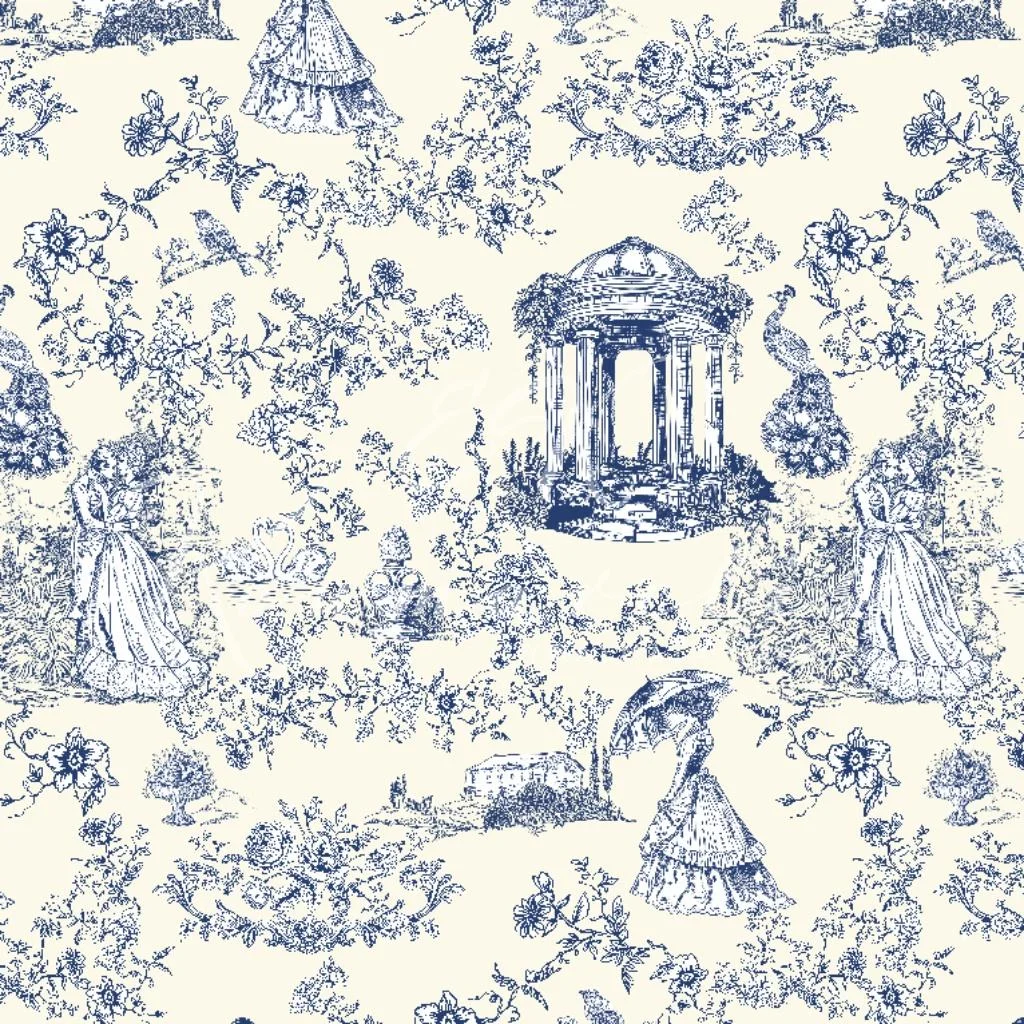 Loneta French Country – Blue - 1