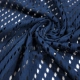 Fishnet Cloth Elastic - Navy Blue