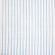 Ποπλίνα Βαμβακερή Λευκό - Γαλάζια Ρίγα