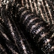 Knitted Tinsel Metallic Sequin - Black/Bronze