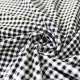 Lycra - Black and White Vichy Checkered