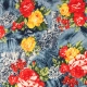 Lycra - Floral Denim