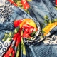 Lycra - Floral Denim
