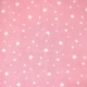 Σεντονόπανο 100% Βαμβάκι - Αστεράκια Ασύμμετρα Ροζ - 1