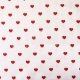 Πάνα αγκαλιάς - Καρδούλες Κόκκινες σε Λευκό Φόντο - 1